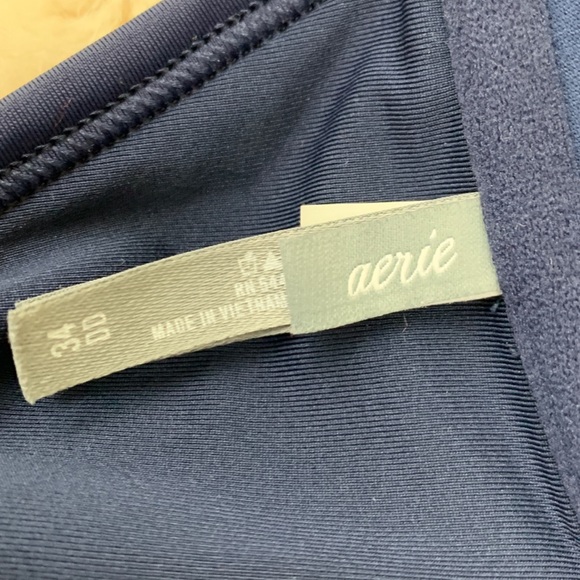 Aerie ruffle trim halter push up bikini top - Picture 4 of 7